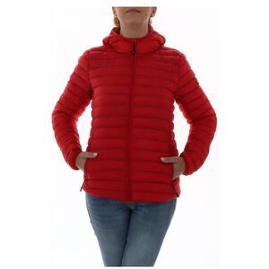 Ciesse Piumini Islanda Hooded Padded Jacket Women Red Jackets & Coats